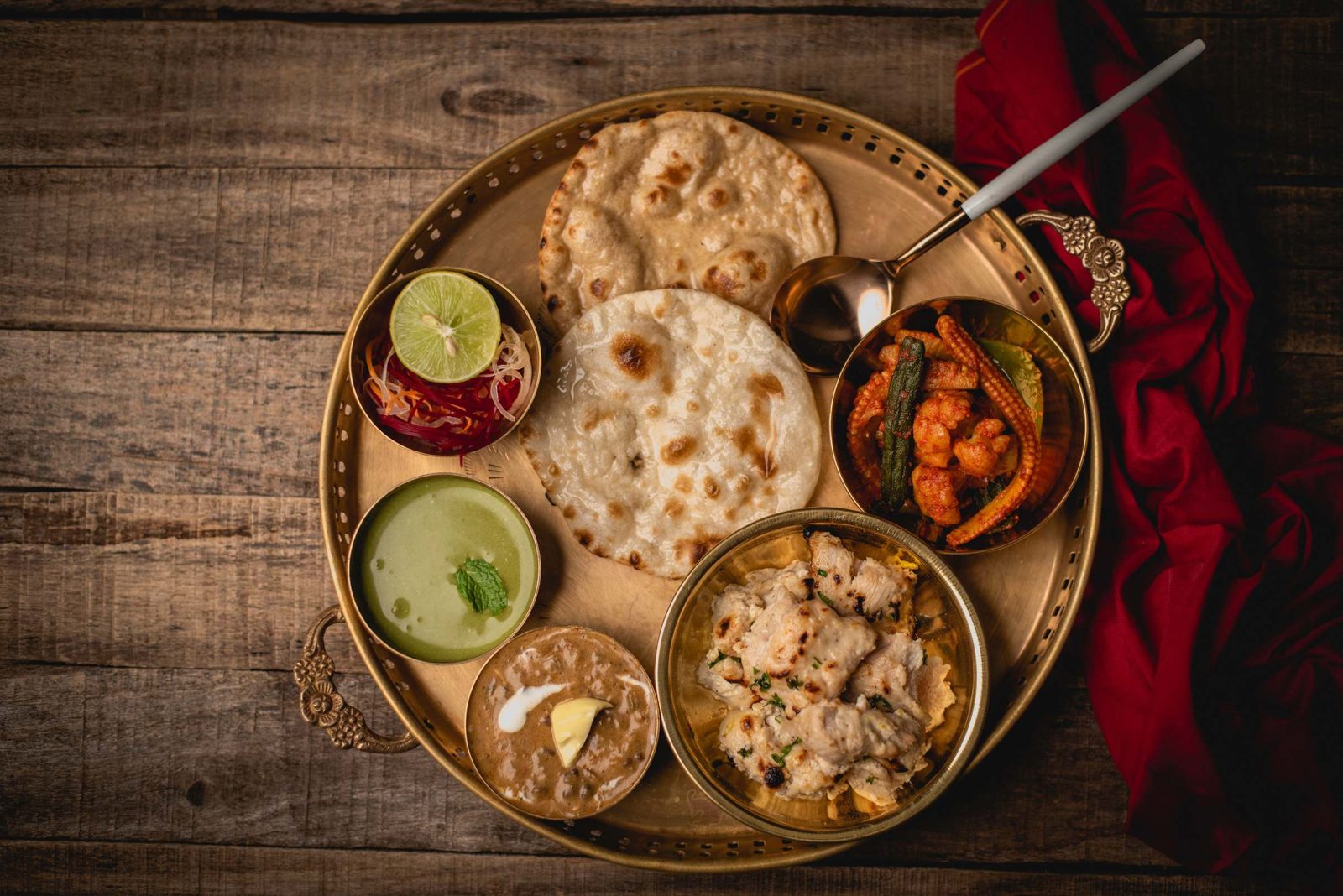 Chicken thali at Kund